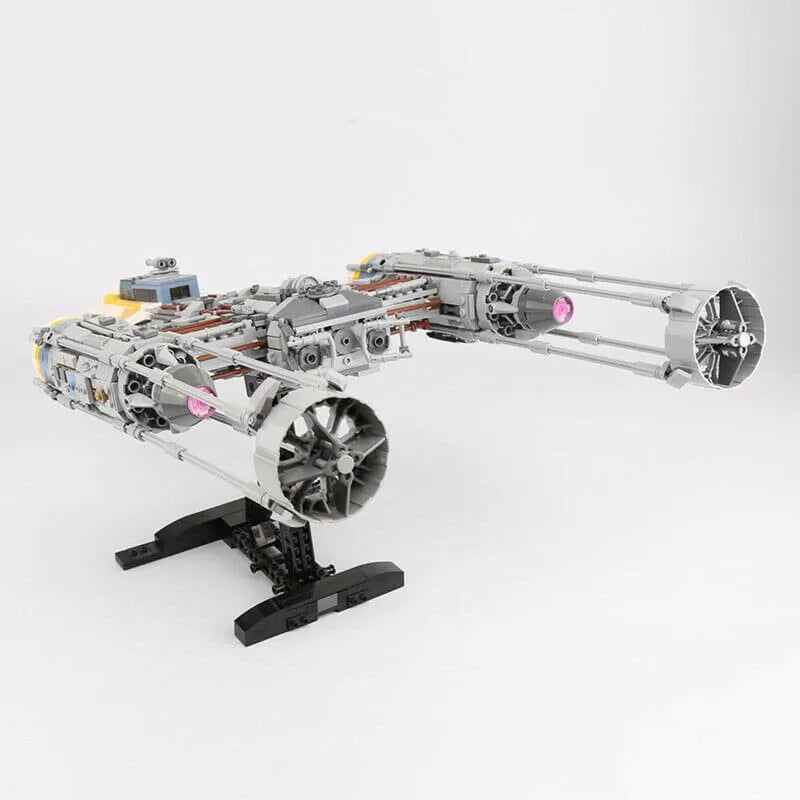 Building Blocks Star Wars MOC The Y - Wing Attack Starfighter Bricks Toys - 8