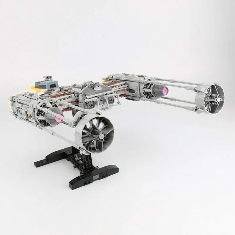 Building Blocks Star Wars MOC The Y - Wing Attack Starfighter Bricks Toys - 6
