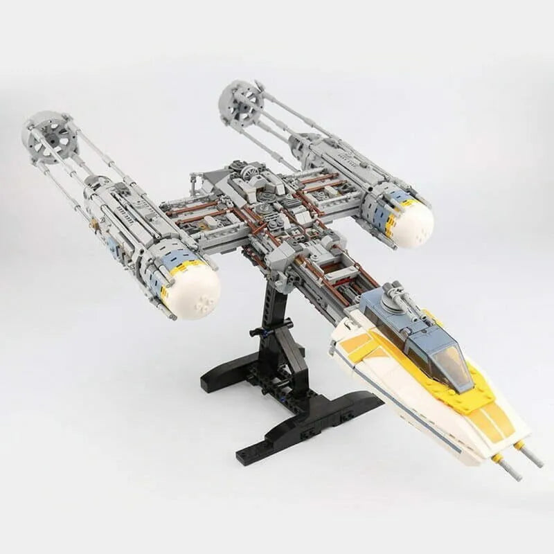 Building Blocks Star Wars MOC The Y - Wing Attack Starfighter Bricks Toys - 2