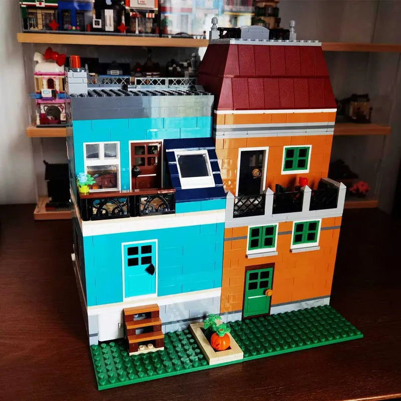 Building Blocks Creator Expert MOC City Bookshop Store Bricks Toy - 9