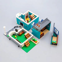 Thumbnail for Building Blocks Creator Expert MOC City Bookshop Store Bricks Toy - 5