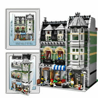 Thumbnail for Building Blocks Creator Expert City MOC Green Grocer Store Bricks Toy - 4