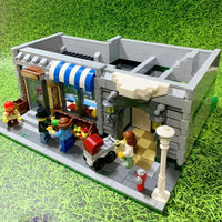 Thumbnail for Building Blocks Creator Expert City MOC Green Grocer Store Bricks Toy - 9