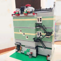Thumbnail for Building Blocks Creator Expert City MOC Green Grocer Store Bricks Toy - 5