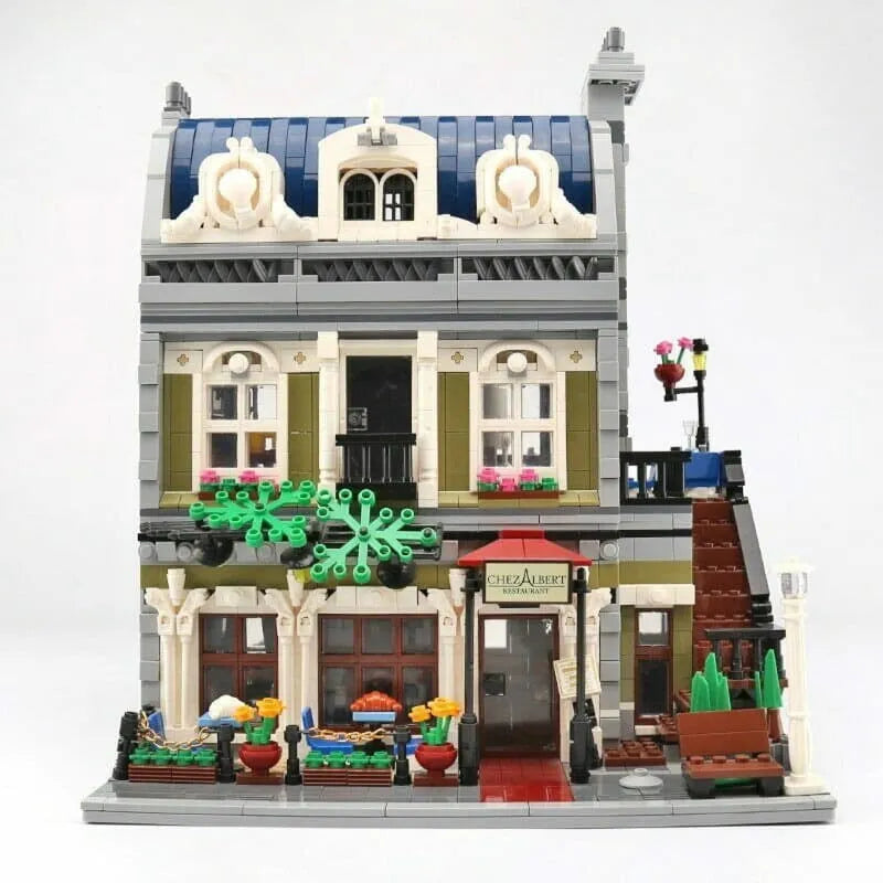 Building Blocks Creator Expert MOC City Parisian Restaurant Bricks Toy Canada - 13