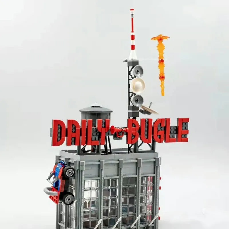 Building Blocks Creator Expert Super Hero MOC Daily Bugle Bricks Toy Construction Set Toys - 6