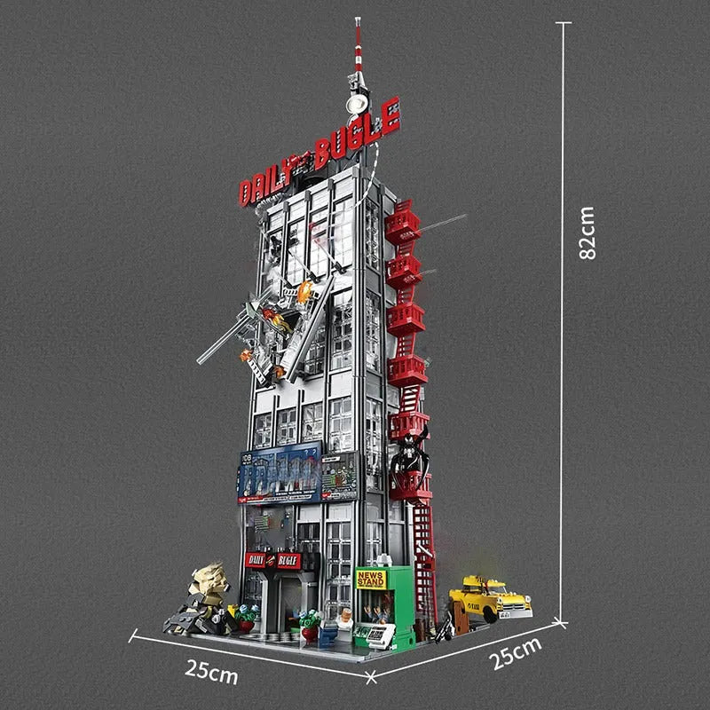 Building Blocks Creator Expert Super Hero MOC Daily Bugle Bricks Toy Construction Set Toys - 1