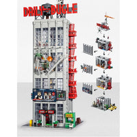 Thumbnail for Building Blocks Creator Expert Super Hero MOC Daily Bugle Bricks Toy - 3