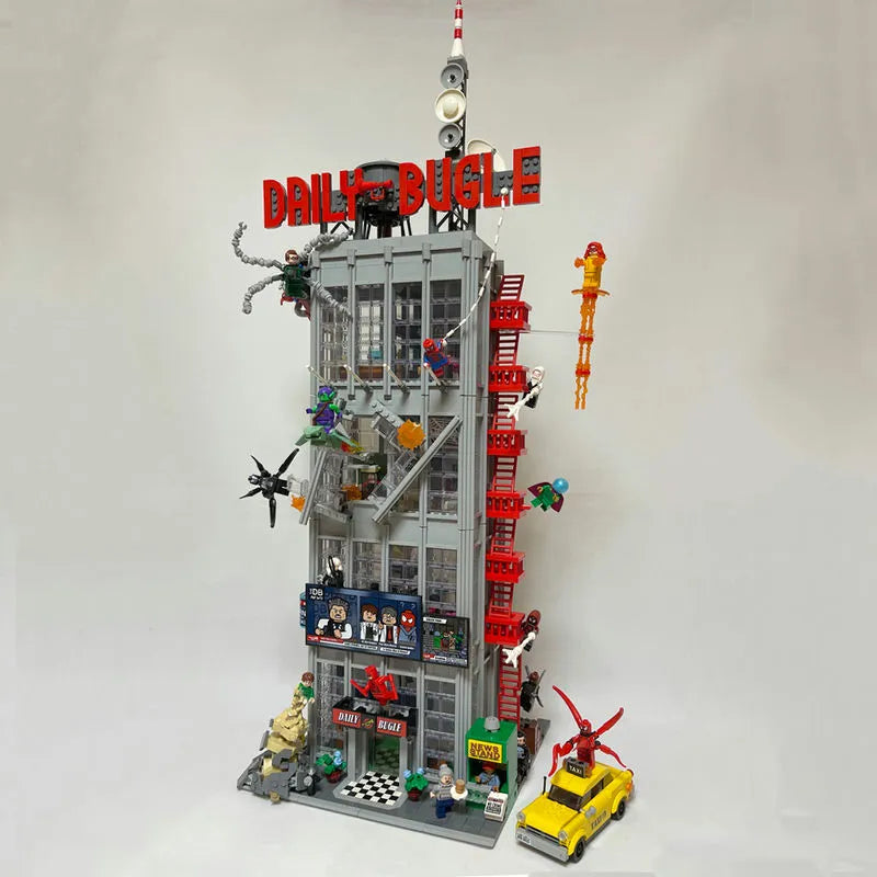 Building Blocks Creator Expert Super Hero MOC Daily Bugle Bricks Toy Construction Set Toys - 15