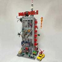 Thumbnail for Building Blocks Creator Expert Super Hero MOC Daily Bugle Bricks Toy - 15