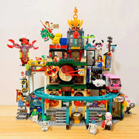 Thumbnail for Building Blocks Building Block Monkie Kid The City of Lanterns Bricks Toy Construction Set Toys - 1