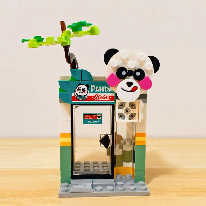 Building Blocks Building Block Monkie Kid The City of Lanterns Bricks Toy Construction Set Toys - 6