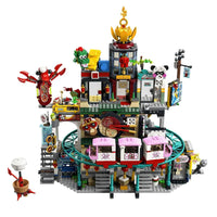 Thumbnail for Building Blocks Building Block Monkie Kid The City of Lanterns Bricks Toy Construction Set Toys - 3