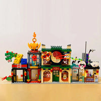 Thumbnail for Building Blocks Building Block Monkie Kid The City of Lanterns Bricks Toy Construction Set Toys - 4