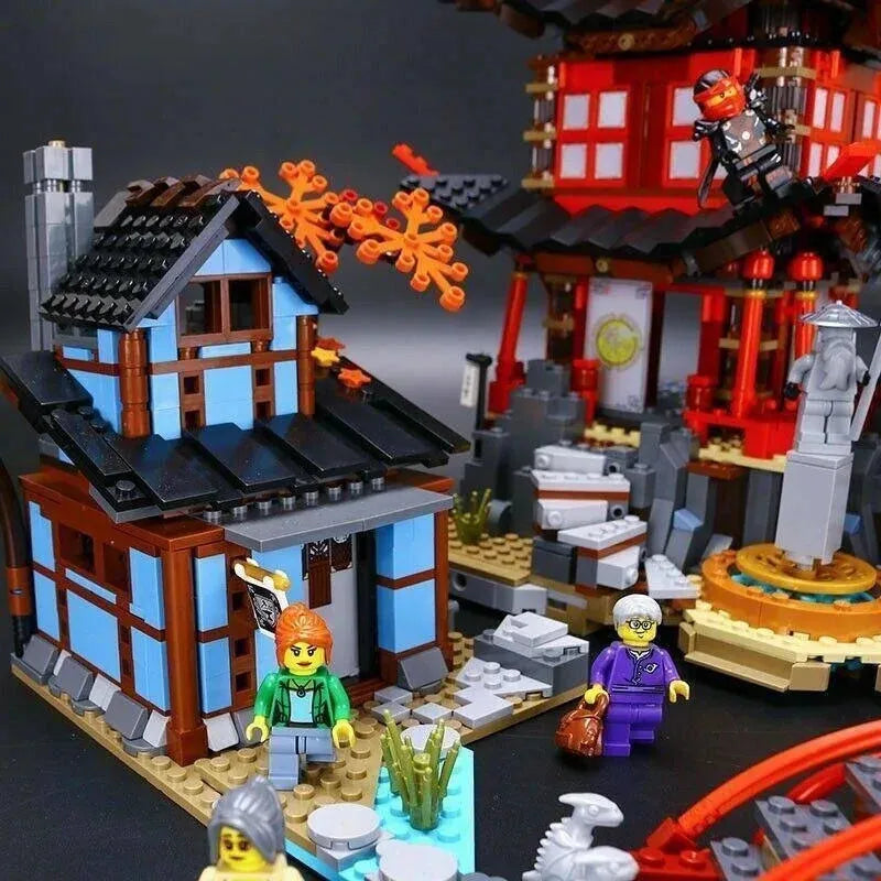 Building Blocks Ninjago City MOC Temple of Airjitzu Bricks Toy - 3