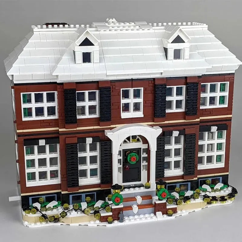 Building Blocks Creative MOC Movie Home Alone House Bricks Toy Construction Set Toys - 2