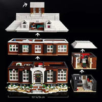 Thumbnail for Building Blocks Creative MOC Movie Home Alone House Bricks Toy - 12