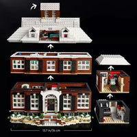 Thumbnail for Building Blocks Creative MOC Movie Home Alone House Bricks Toy Construction Set Toys - 12