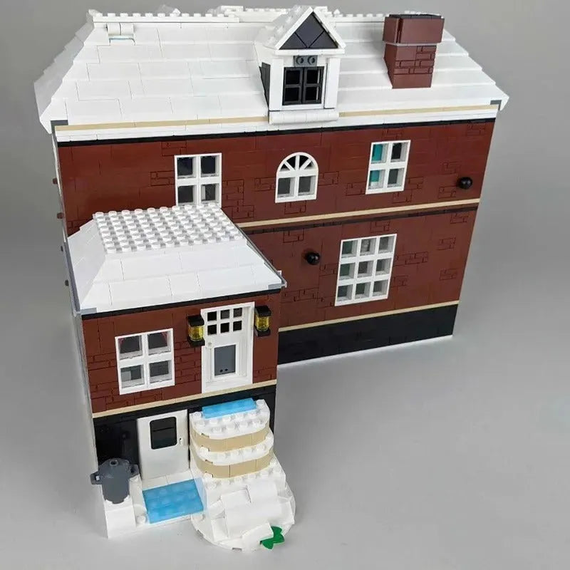 Building Blocks Creative MOC Movie Home Alone House Bricks Toy Construction Set Toys - 15