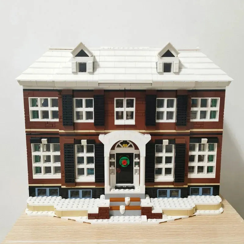 Building Blocks Creative MOC Movie Home Alone House Bricks Toy Construction Set Toys - 1