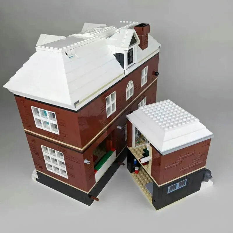 Building Blocks Creative MOC Movie Home Alone House Bricks Toy - 9