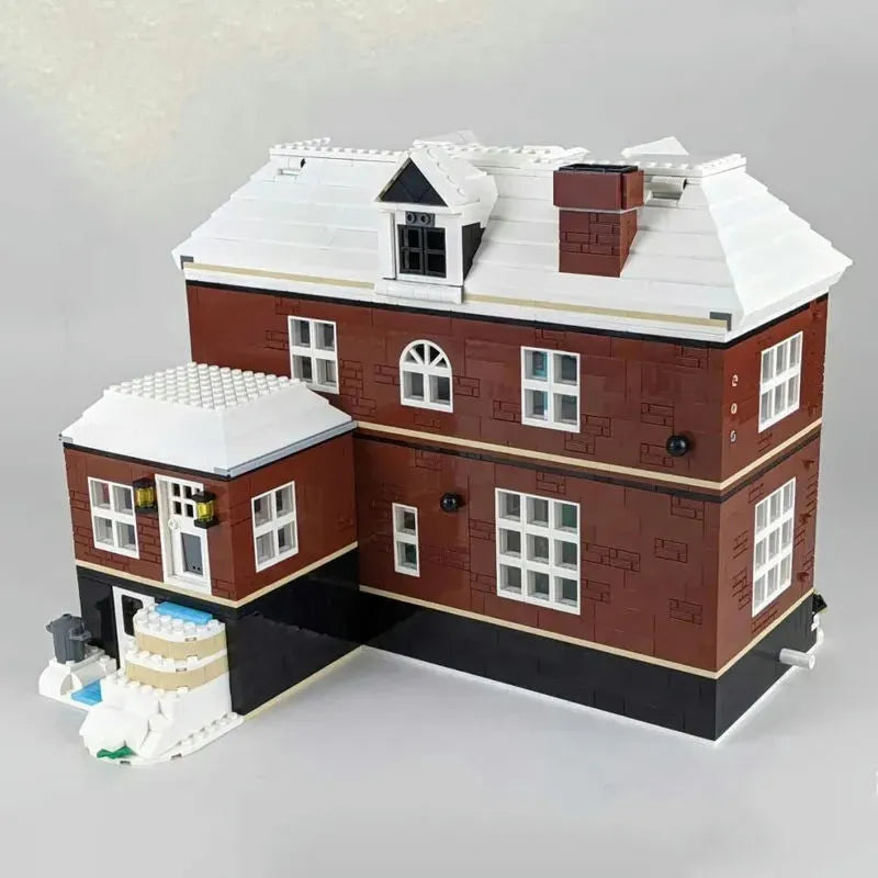 Building Blocks Creative MOC Movie Home Alone House Bricks Toy - 8