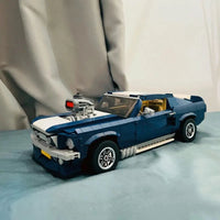 Thumbnail for Building Blocks Creator Expert MOC Ford Mustang Bricks Toys - 18