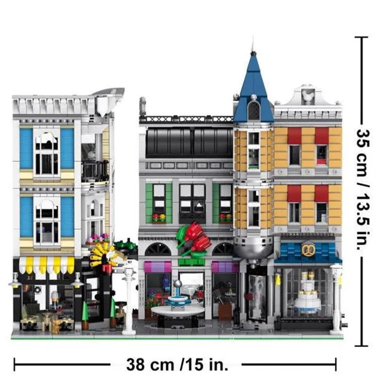 Building Blocks Creator City Expert MOC Assembly Square Bricks Toy Canada Construction Set Toys - 3
