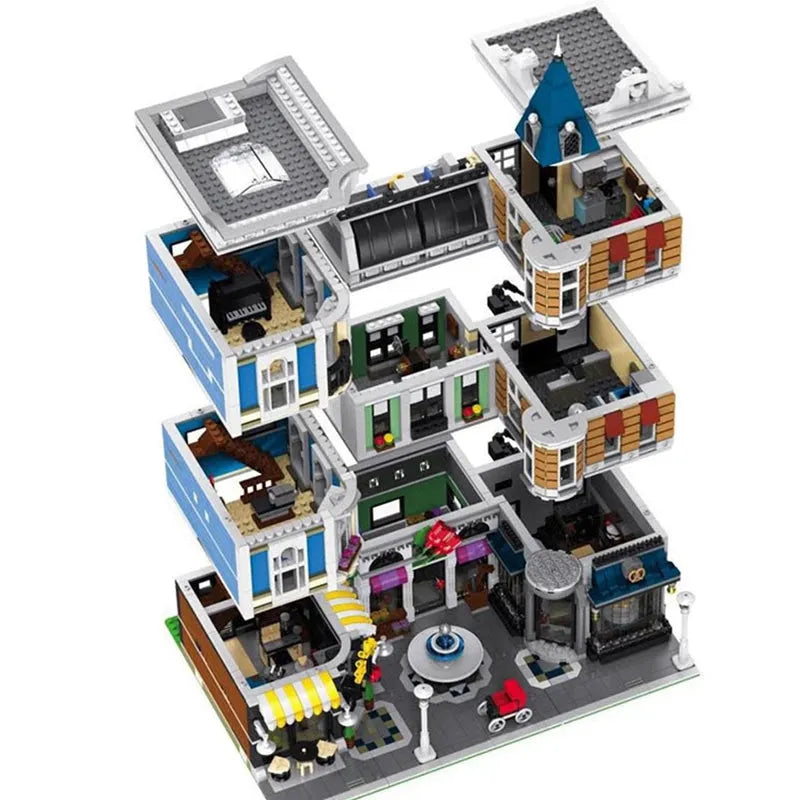 Building Blocks Creator City Expert MOC Assembly Square Bricks Toy Canada Construction Set Toys - 4
