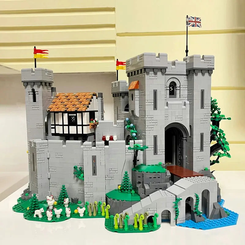 Building Blocks Creator Expert MOC Lion Knight Castle Bricks Toys Construction Set Toys - 3