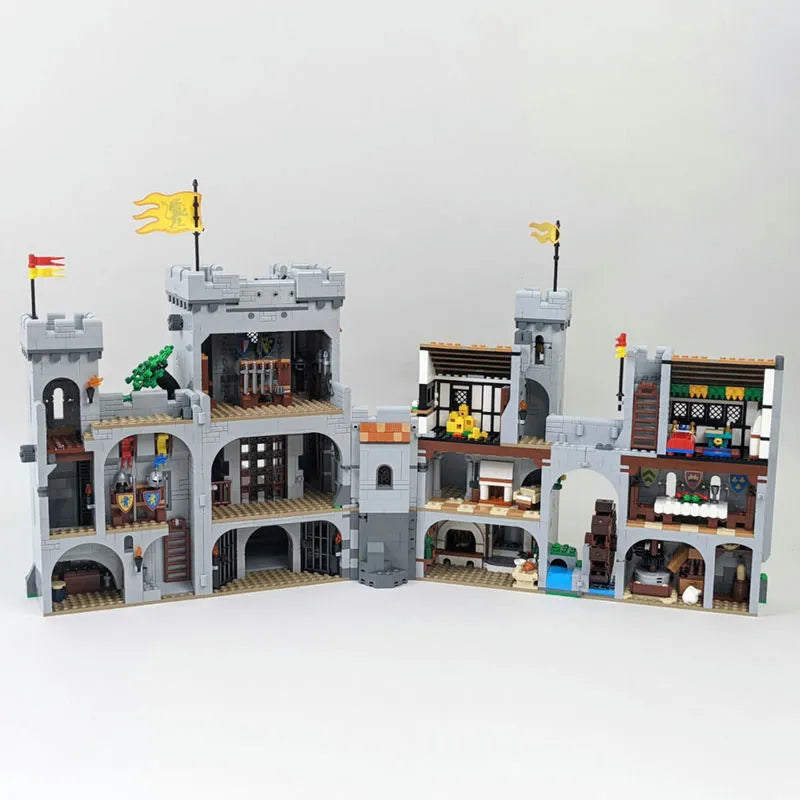 Building Blocks Creator Expert MOC Lion Knight Castle Bricks Toys - 14