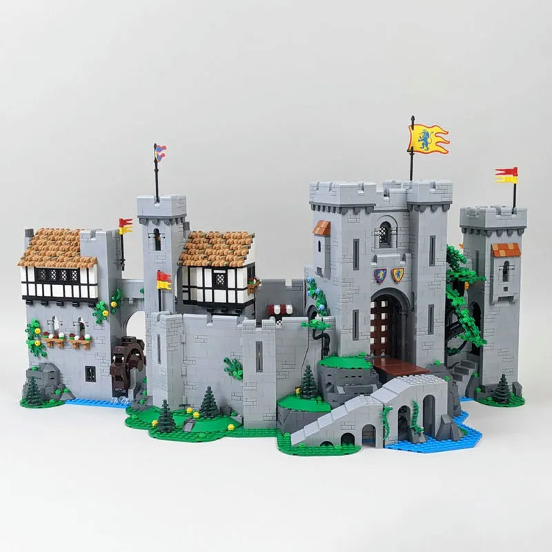 Building Blocks Creator Expert MOC Lion Knight Castle Bricks Toys Construction Set Toys - 2