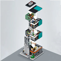 Thumbnail for Building Blocks Street City Experts MOC The Office Bricks Toys - 5