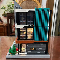 Thumbnail for Building Blocks Street City Experts MOC The Office Bricks Toys - 12