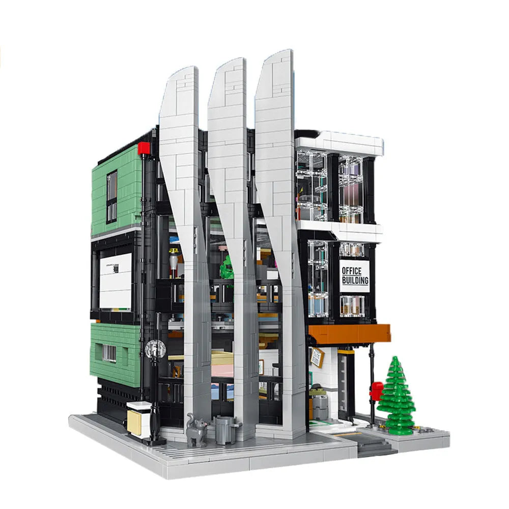 Building Blocks Creator City Expert MOC The Office Bricks Toys - 2