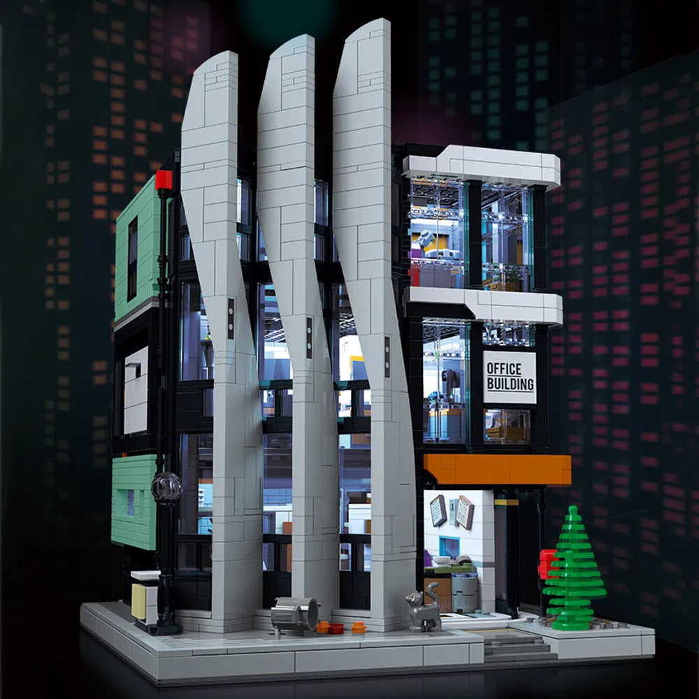 Building Blocks Creator City Expert MOC The Office Bricks Toys - 4