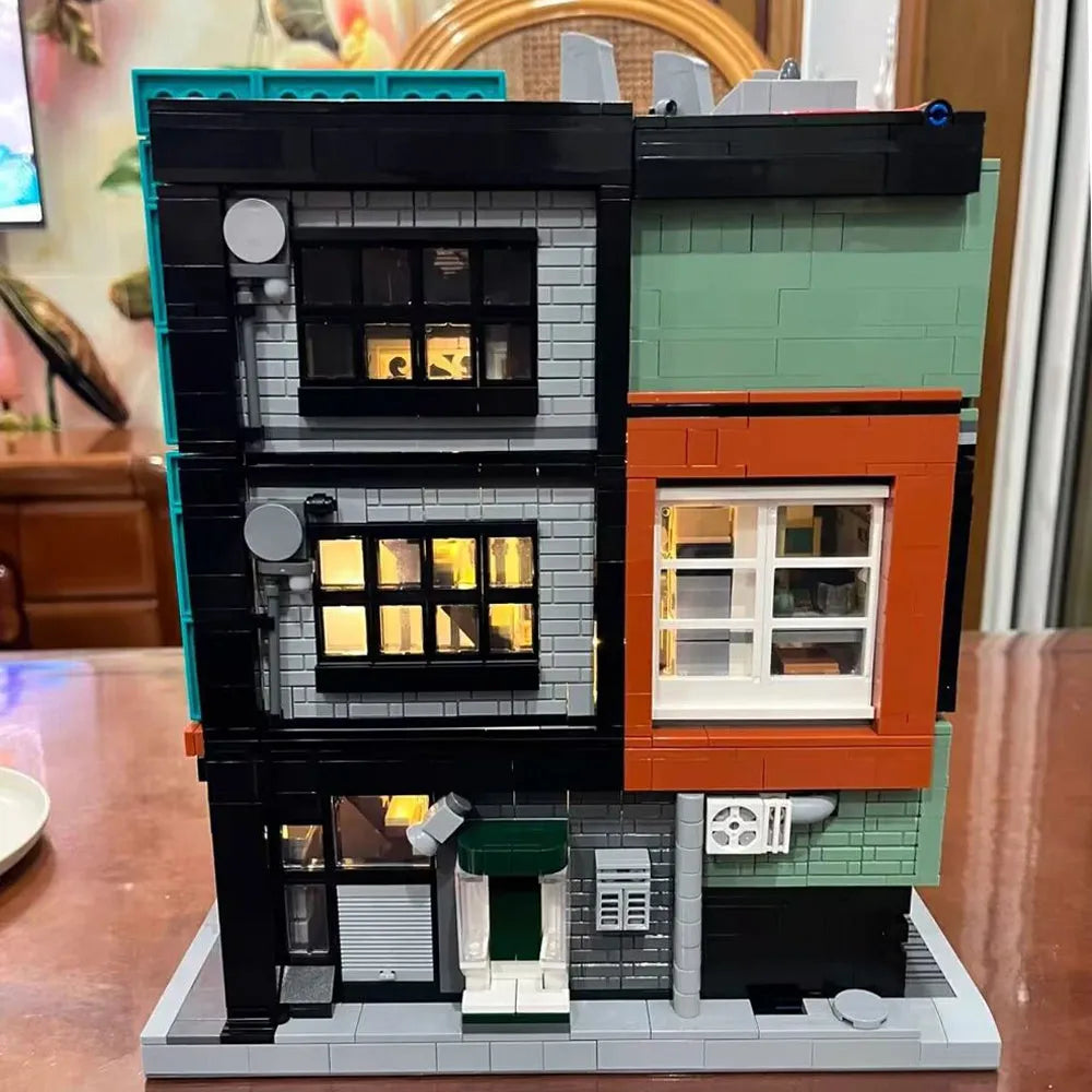 Building Blocks Street City Experts MOC The Office Bricks Toys - 10