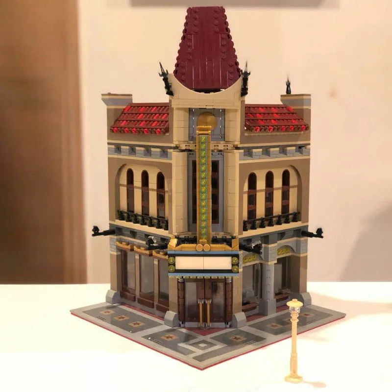 Building Blocks City Creator Expert MOC Palace Cinema Bricks Toy Canada Construction Set Toys - 10
