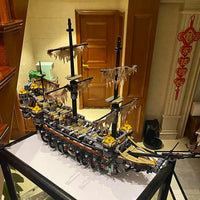 Thumbnail for Building Blocks Movie Creator MOC Silent Mary Pirate Ship Bricks Toy Construction Set Toys - 6