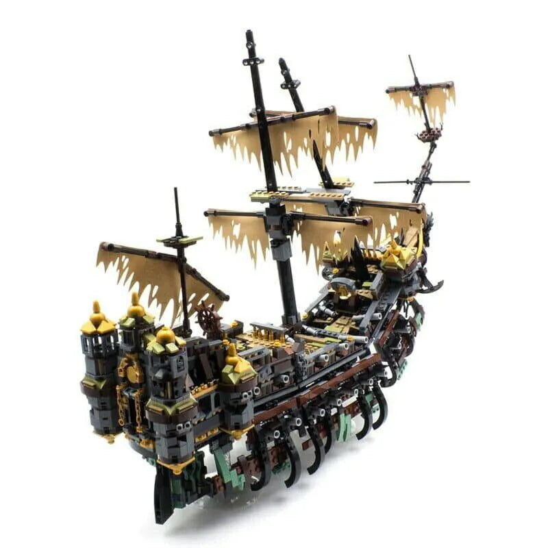 Building Blocks Movie Creator MOC Silent Mary Pirate Ship Bricks Toy Construction Set Toys - 2
