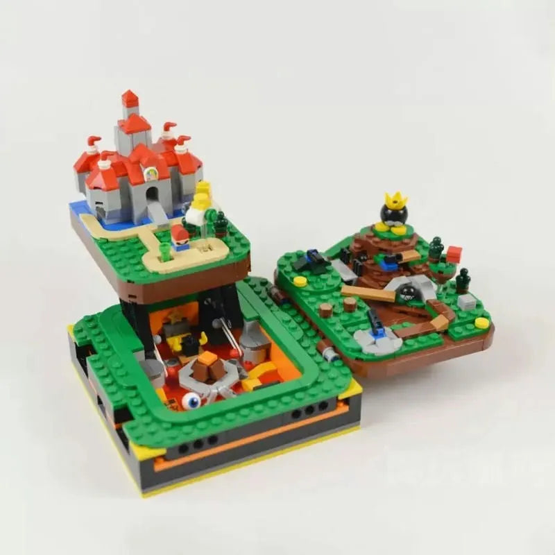 Building Blocks MOC Super Mario Movie 64 Question Mark Bricks Toy Construction Set Toys - 8