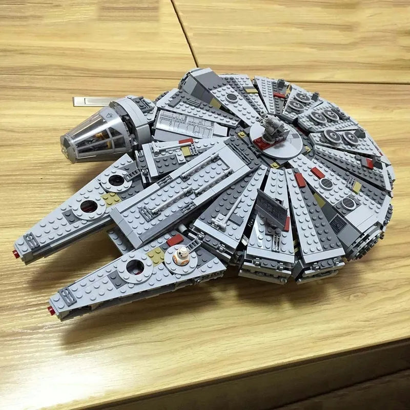 Building Blocks Star Wars MOC Millennium Falcon 05007 Bricks Toy - 8