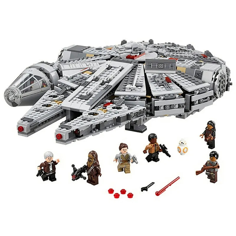 Building Blocks Star Wars MOC Millennium Falcon 05007 Bricks Toy - 4