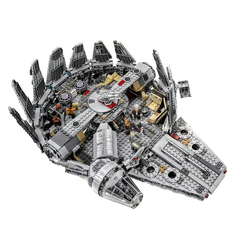 Building Blocks Star Wars MOC Millennium Falcon 05007 Bricks Toy - 3