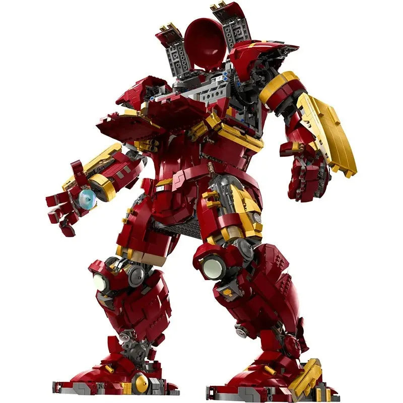 Building Blocks Super Hero Iron Hulkbuster MOC Marvel Avengers Bricks Toys - 3