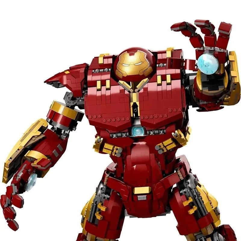 Building Blocks Super Hero Iron Hulkbuster MOC Marvel Avengers Bricks Toys - 1