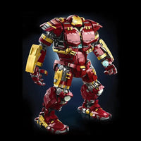 Thumbnail for Building Blocks Super Hero Iron Hulkbuster MOC Marvel Avengers Bricks Toys - 5