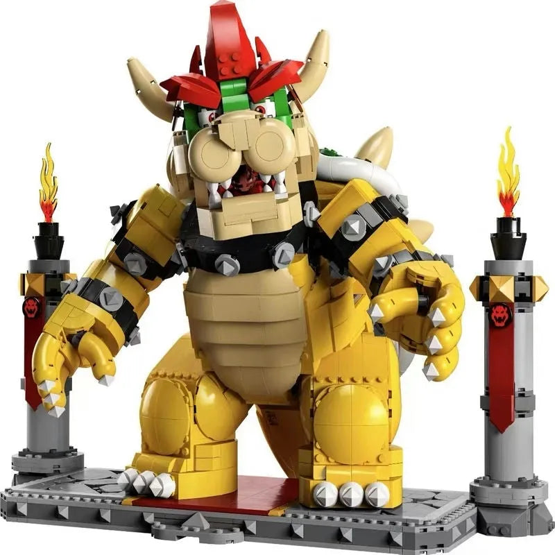 Building Blocks Super Mario Movie Mighty Bowser MOC 87031 Bricks Toy Construction Set Toys - 2