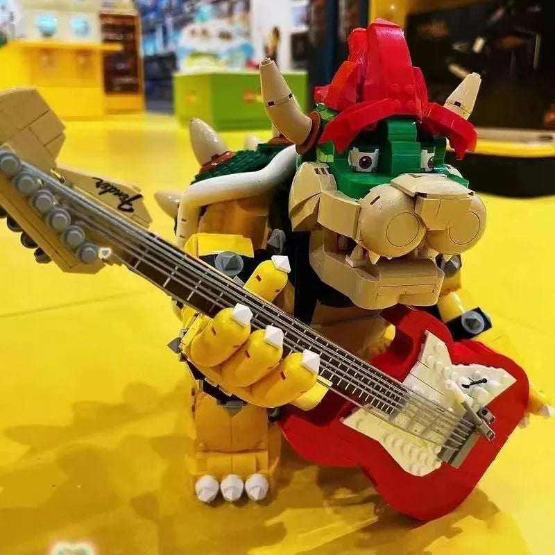 Building Blocks Movie Super Mario MOC Mighty Bowser Bricks Toys - 8