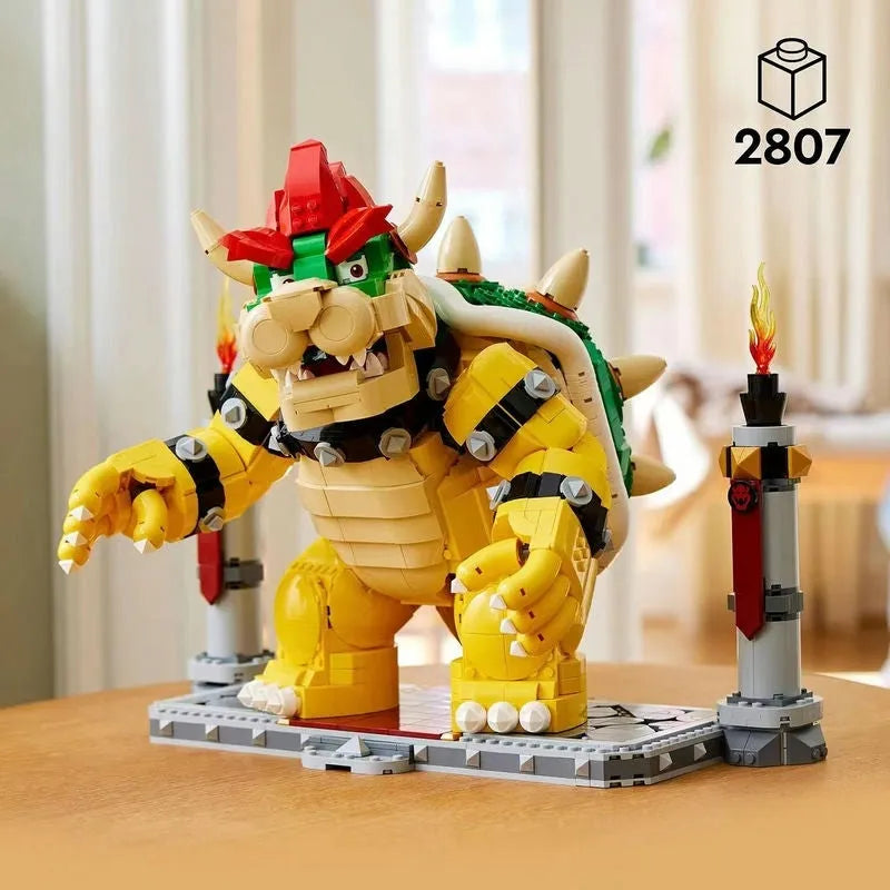 Building Blocks Super Mario Movie Mighty Bowser MOC 87031 Bricks Toy - 6